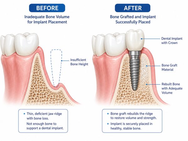bone grafting before after illustration perth prime dental
